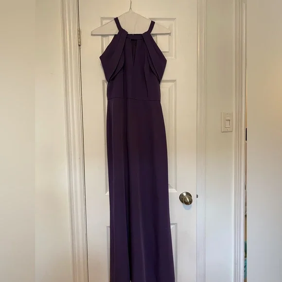 BCBG | Dresses | Dark Purple Evening Gown Worn Once Great Condition Petite  5455 | Poshmark